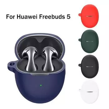 Чехол для Huawei Freebuds 5, мягкий силиконовый чехол для Huawei Freebuds5 freebuds 5, чехол для беспроводных наушников, защитный чехол Freebuds 5 чёрный