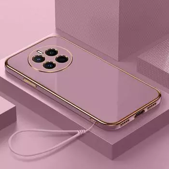 Чехол для Huawei Mate 50 Pro, чехол для Huawei Mate 50, чехол Mate 50e, чехол для телефона DCO-LX9 CET-LX9, роскошный противоударный чехол с квадратным покрытием Huawei Mate 50 Pro&Case & Strap