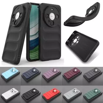 Чехол для Huawei Mate 60/Mate 60 Pro противоударный жидкий силикон гладкий ТПУ задняя крышка телефона Huawei Mate 50 Pro белый