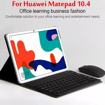 Чехол для Huawei MatePad 10,4 2022, чехлы с беспроводной Bluetooth-клавиатурой BAH4-W09/BAH3-W59 10,4 дюйма, чехол с магнитной подставкой для планшета, чехол