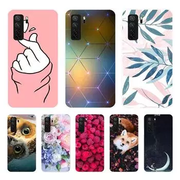 Чехол для Huawei Nova 7 SE, новинка 2020, модный милый окрашенный мягкий силиконовый чехол из ТПУ для задней панели для Huawei Nova7 Pro Nova 7SE, чехлы для телефонов Nova 7 SE