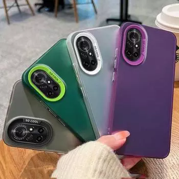 Чехол для Huawei nova 8 Чехол для телефона Huawei nova 8 Pro Чехлы Nova8 ANG-L02B ANG-L2B Роскошный металлический матовый чехол Aurora Skin Huawei nova 8 Pro