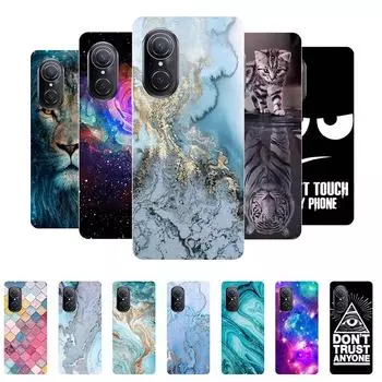 Чехол для Huawei Nova 9 SE, чехол для Huawei Nova 9 SE 4G, мраморный мягкий силиконовый чехол для задней панели для Huawei Nova 9SE, чехол для телефона Nova 9 SE