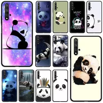 Чехол для Huawei P30 Lite P Smart Z Y6 Y7 2019 P40 Pro P20 Honor 9X 8X Play 9A 20 9S, чехол для телефона, супер милый чехол с пандой, Funda Sac Honor 9X Pro
