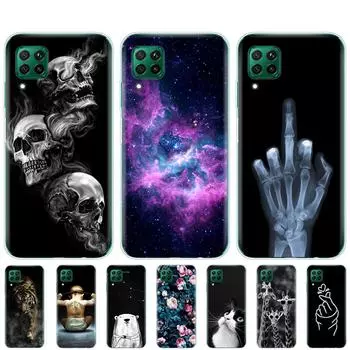 Чехол для Huawei P40 Lite 5G 4G, мягкий прозрачный силиконовый чехол из ТПУ для телефона Huawei P40 Lite E P40Lite, бампер, чехол с изображением животного Huawei P40 Lite 5G