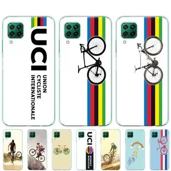 Чехол для huawei p40 lite E p40 pro P smart 2020, чехол для huawei Y5P Y6P Y7P Y8P Y6S Y9S NOVA 5T, велосипед в полоску, World Road Race huawei P40