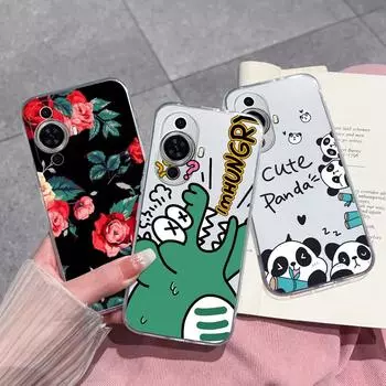 Чехол для Huawei P Smart 2019 Y9s P20 P30 P40 Lite Y5 Y6 Y7 Y8, чехол для телефона, милый модный прозрачный мягкий матовый силиконовый чехол для телефона, бампер для Huawei Huawei P Smart 2019