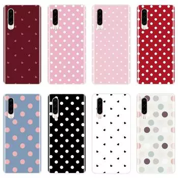 Чехол для Huawei P Smart Plus 2019 P Smart Z Силиконовый мягкий чехол в виде сердца в горошек для Huawei P30 Lite Pro P20 Lite 2019 Чехол для телефона P30