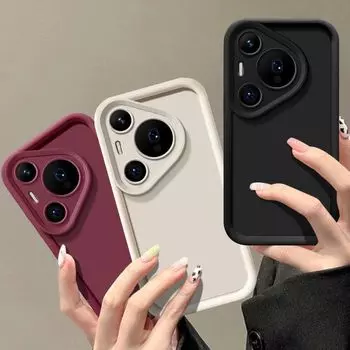 Чехол для Huawei Pura 70 Чехол для телефона Huawei Pura 70 Pro ADY-LX9 HBN-LX9 Матовая задняя крышка + защита от ощущений кожи Противоударные чехлы Huawei Pura 70