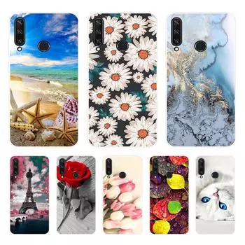 Чехол для Huawei Y6P, мягкий силиконовый чехол из ТПУ для телефона Huawei y6p 2020 Y 6P, чехол MED-LX9N HuaweiY6p, бампер Fundas, полное покрытие Huawei Y6P