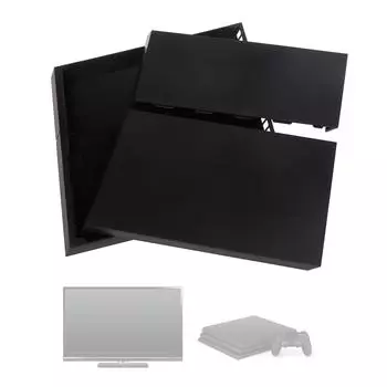 Чехол для игрового автомата, сплошной цвет, сменный корпус игровой консоли, полный корпус для PS4 1200, игровые аксессуары, черный