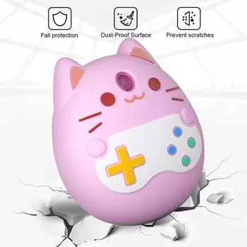 Чехол для игрового автомата Virtual Pets, силиконовый чехол для Tamagotchi Pix (розовый)