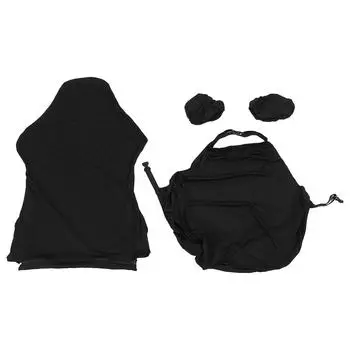 Чехол для игрового кресла, чистый цвет, моющийся, эластичный, полиэстеровый чехол для игрового кресла для ежедневного использования