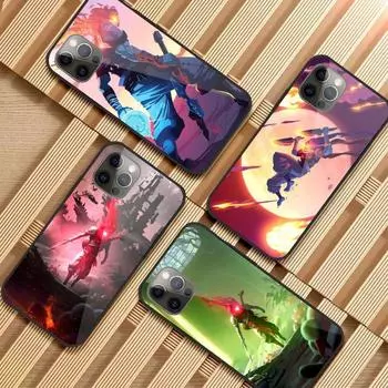 Чехол для игрового телефона Dead Cells для IPhone 14 13 12 11 XS X 8 7 6 Plus Mini Pro Max SE 2022, черный стеклянный чехол из поликарбоната и ТПУ iPhone 14