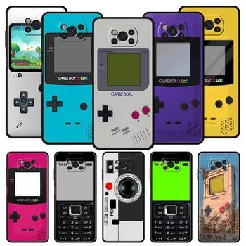 Чехол для игрового телефона Gameboy Boy для Xiaomi Poco X5 Pro X4 X3 NFC F5 Pro F4 F3 GT M5 M4 Pro 5G M3 C51 C50 C55, мягкий силиконовый чехол Poco X3 GT