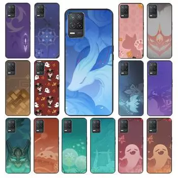 Чехол для игрового телефона Genshin Impact для OPPO Realme GT 2 Pro X2 Pro XT C25S 8 7 6 Pro 6i GT Master C3 C21 C21Y C11 X3 SuperZoom Realme 6 Pro