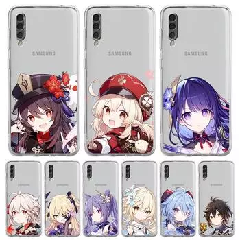 Чехол для игрового телефона Genshin Impact Hutao для Samsung Galaxy A12 A32 4G A50 A70 A20E A20S A10S A22 A30 A40 A52 A72 5G A02S A04S Samsung A20s