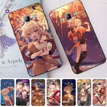 Чехол для игрового телефона Genshin Impact Yoimiya для Samsung Note 9 10 20 Plus Pro Ultra J6 J5 J7 J8, мягкий черный чехол для телефона Galaxy Note20