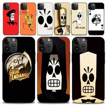 Чехол для игрового телефона Grim Fandango для iPhone15 14 13 12 11 Pro Max Mini X 7 8, мягкий чехол iPhone14ProMax