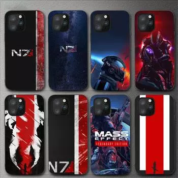 Чехол для игрового телефона N7 Mass Effect для Iphone 11 12 Mini 13 14 Pro Xs Max X 8 7 6s Plus 5 Se Xr Shell iPhone12PRO