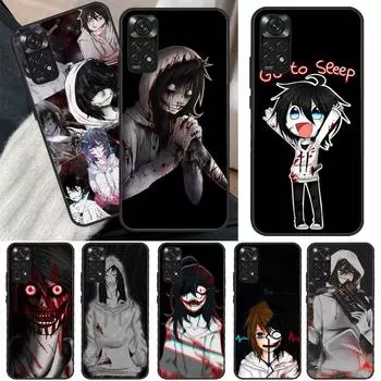 Чехол для игрового телефона с японским аниме «Джефф убийца» для Redmi 10A 10C 9A 9C 9T K40 K50 для Redmi Note 11S 10S 9S 9 10 11 Pro Redmi 9C
