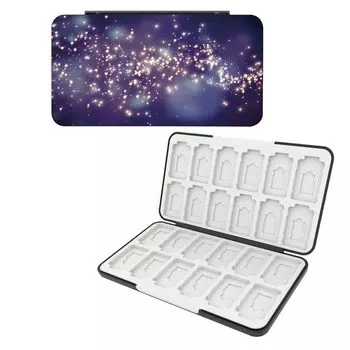 Чехол для игровой карты PGRTYOF для Switch Switch, прочный, 24-слотовый, держатель для карт Micro SD, 24 слота, тонкий и портативный, с OLED-дисплеем, [ударостойкий]