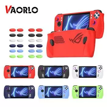 Чехол для игровой консоли ASUS ROG Ally, мягкий силиконовый защитный чехол от царапин, защитный чехол ROG Ally, игровые аксессуары чёрный