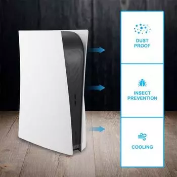 Чехол для игровой консоли от пыли, оптимальный воздушный поток, идеальная посадка, простая установка, защитный чехол