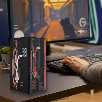 Чехол для игровой консоли от пыли Precision Fit, дышащий, износостойкий, легкий в использовании, защитный чехол для игровой консоли Xbox X чёрный