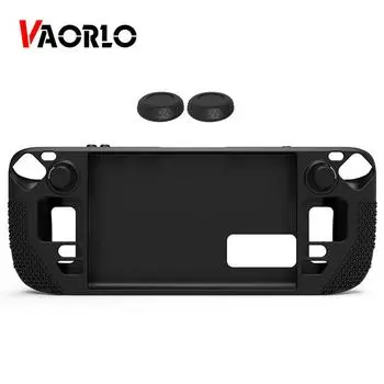 Чехол для игровой консоли Steam Deck, мягкий защитный корпус, аксессуары, чехол Steam Deck, ТПУ, противоударный, задняя крышка с защитой от падения