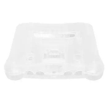 Чехол для игровой консоли в стиле ретро, прозрачный белый защитный чехол для игровой консоли N64 в стиле ретро
