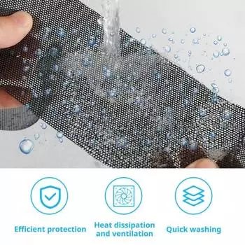 Чехол для игровой консоли Yousheng Dust Cover Optimum Airflow Perfect Fit Простая установка Защитная сетка Чехол Аксессуары для PS5 чёрный