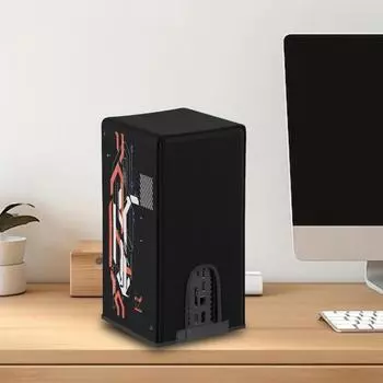 Чехол для игровой консоли Yousheng, пылезащитный, дышащий, износостойкий, с легким доступом, защитный чехол для игровой консоли Xbox X чёрный