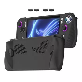 Чехол для игровой консоли, защитный чехол от царапин для ROG Ally (черный)