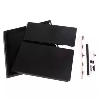 Чехол для игровой приставки, однотонный, сменный, полный корпус для игровой приставки 1200, черный