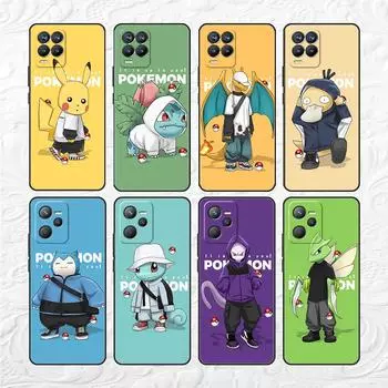 Чехол для игры Pokemon для Realme 8 C21y GT Neo 2 3 8i C21 7 C11 6 C12 C35 C3 GT 9 Pro C12 силиконовый чехол для телефона TPU Realme 8i