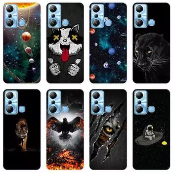 Чехол для infinix Hot20i, мягкая силиконовая задняя крышка, чехол для телефона с рисунком, инновационный чехол For infinix Hot 20i