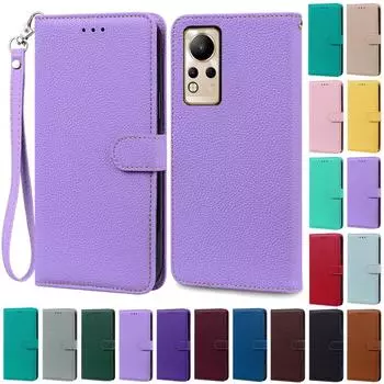 Чехол для Infinix Note 11 Чехол для Infinix Note 11 Pro Чехол-кошелек из кожи для Infinix Note 11 Pro Чехол для телефона X663 X697 Infinix Note 11 вино красного