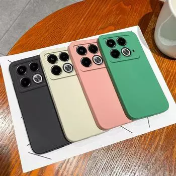 Чехол для Infinix Note 30 Smart 7 Hot 40 GT 10 Pro Itel A04 P55 S23 P40, чехол высокого качества, однотонный, мягкий, жидкий, силиконовый, с защитой от падения, чехол для телефона, чехлы Infinix GT 10 Pro