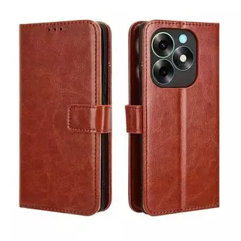 Чехол для Infinix Note 40 Pro Plus Чехол-кошелек Слот для карт Магнитный кожаный чехол-держатель с откидной крышкой Чехол для телефона Infinix Note 30 VIP 30i 30 Pro Мягкая защитная задняя крышка из ТПУ Infinix Note 40 4G чёрный