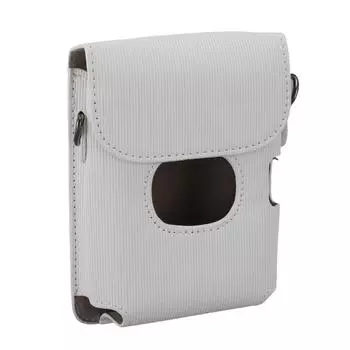 Чехол для Instax Mini Link 2 из ПУ кожи, защитная крышка для фотопринтера для смартфона с регулируемым белый