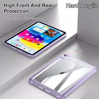 Чехол для iPad 10 10-го поколения, твердая желеобразная силиконовая задняя крышка с краями для Apple iPad 10, 10-го поколения, 2022 г., A2696, 10,9-дюймовые чехлы 10th gen 10.9inch синий