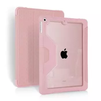 Чехол для iPad 10.2: Защитный чехол из магнитной кожи с прорезью для ручки и пленкой iPad 10.2 2019/2020/2021 зелёный