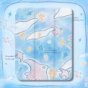 Чехол для iPad 7/8/9th 10,2, прозрачный чехол для iPad с дизайном граффити, для iPad Mini6 Trifold Air4/5 10,9, 10,5 дюйма, чехол Air1/2 9,7 с подставкой для карандашей iPad 2021 Gen910.2