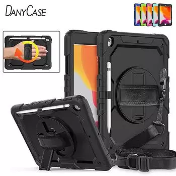 Чехол для iPad 9.7 для iPad 5/6 поколения, прочный чехол для iPad 10.2 Pro 11 12.9 Air 3 10.5 Mini 4 5 iPad Mini 4 5 чёрный