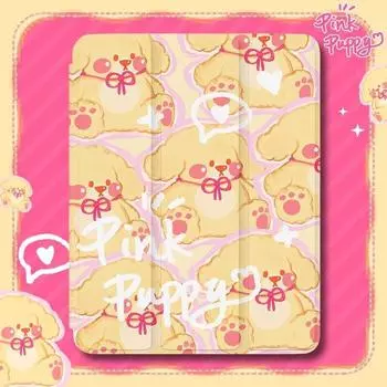 Чехол для iPad Air6 11 13, высококачественный чехол для iPad с милым медвежонком для iPad Pro11 Pro13 2024 Air5 2022 10th 10,9 Air1/2 6th 5th 9,7 с подставкой для карандашей iPad 2021 Gen910.2