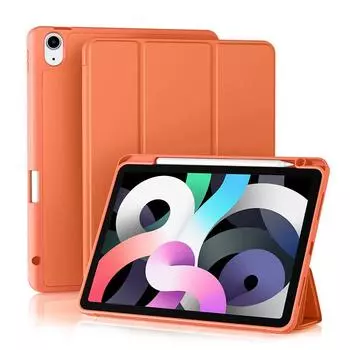 Чехол для iPad Air 4, 10,9 дюйма, 2020, чехол для iPad Air 4-го поколения A2316 A2324 A2325 A2072, умный чехол для iPad Air(четвёртая)Чехол для карандашей iPad air 4 10.9 2020 оранжевый