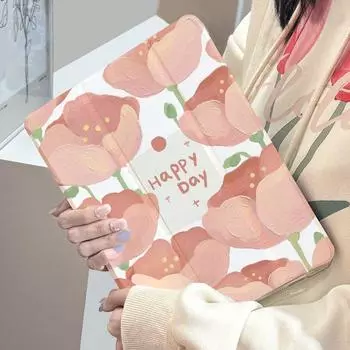 Чехол для iPad Air 5/4 10,9 2022 года, чехол с цветочным узором Pro 11, 12,9 Mini 6, 8,3 дюйма, 2019 10,2, 7/8/9, 2022, 10-я крышка-подставка с подставкой для карандашей, чехол-подставка iPad 2021 Gen910.2