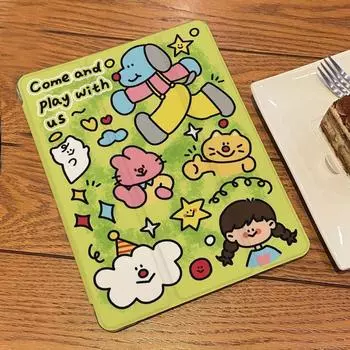 Чехол для iPad Air 5, новый высококачественный чехол из ТПУ с милым узором для iPad для iPad 2022 gen10 10,9 Air1/2/3 mini6/5/4 pro12.9 с подставкой для карандашей iPad 2021 Gen910.2