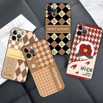 Чехол для iphone 11 13 12 pro max Cover xr 7 8 Plus Funda XS X 14 5 5S SE2020, роскошный чехол с красивым дизайном iPhone 14